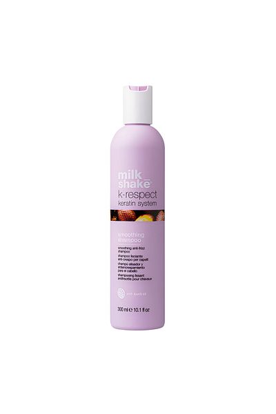 Milkshake Anti-Frizz Shampoo with Keratin and Organic Oils, Milk Shake K-Respect Smoothing, 300 ml