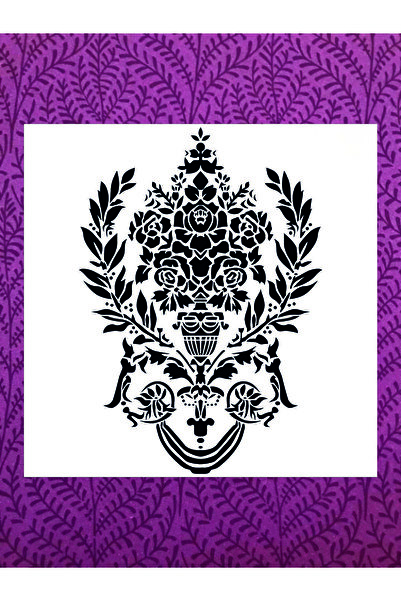 Stencilsarayi STENCİL SARAYİ BOYAMA ŞABLON DESENLER - 2094 ÖLÇÜ 80X80