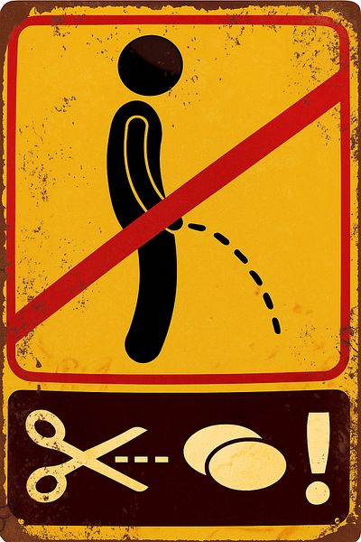 sıradışıhediyem Ponder Retro Warning and Guidance Board