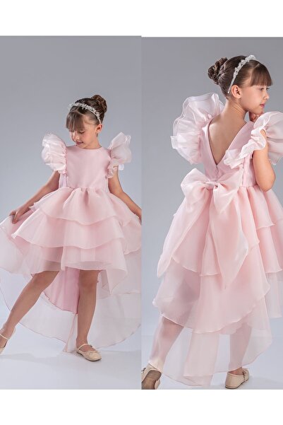 Fatma Kına Fenomen Kids Kuruklu prenses model abiye