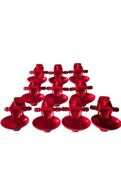 Cosar OTOMATİK TAVUK SULUK 10 ADET ÇANAK SULUK KUŞ BILDIRCIN KEKLİK TAVUK SULUK