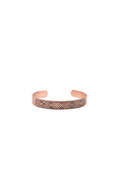 Zinnun Copper Bracelet Persian Motif P2
