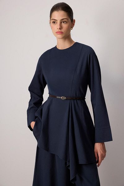 Touché Privé Belt Detailled Tunic Pants Set