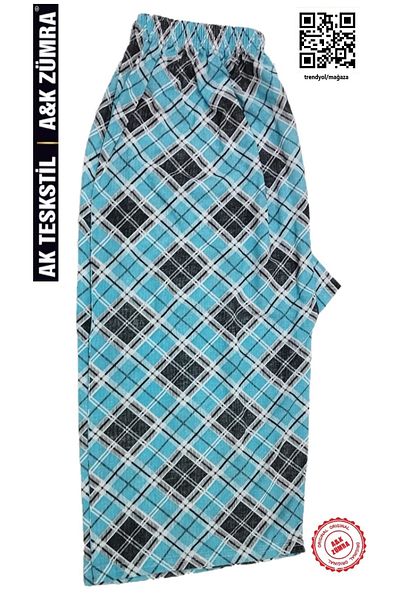A&K ZÜMRA Mother Model Combed Cotton Below Knee Capri Large Size Netted