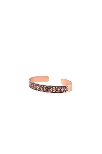 Zinnun Copper Bracelet Persian Motif P1