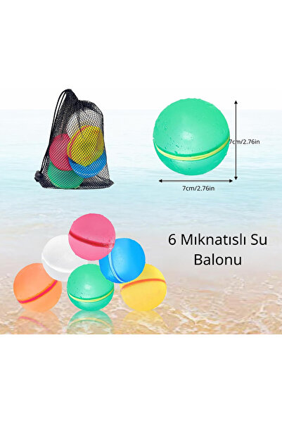 Generic Manyetik Mühürlü Yeniden Kullanılabilir Doldurulabilir Su Balonları
