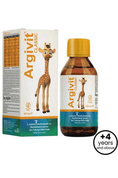 Argivit Classic Multivitamin Syrup for Growth and Height Support for Children, 150ml