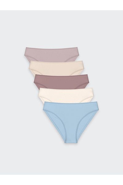 LC Waikiki Chiloți de bikini roz simpli, pachet de 5