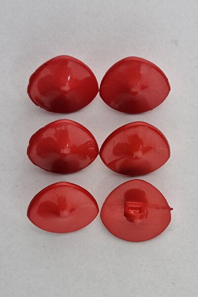 Şirin Yün Akrilik Midye Koyu kırmızı Kaban Çeket Hırka Yelek Düğmesi 6 Adet