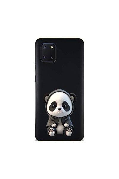 PrintiFy Samsung Galaxy Note 10 Lite ile Uyumlu Sevimli Panda (0214d) Tasarım...