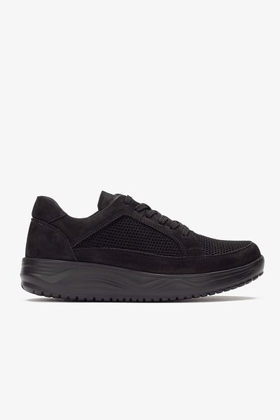 Barmea Genuine Leather-Trikot Men's Daily Walking Shoes - 2401 Nt-Black Kk064