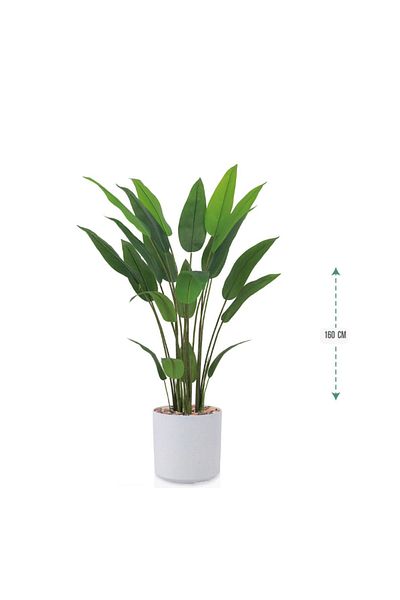 Ch Bird of Paradise Leaf Tree Plastic Spray Pot 160cm