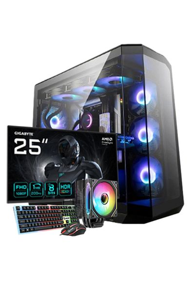 Thermo Gaming Pc Combo I5-14400F-RTX5060 Ti, DDR5,25in,200Hz,IPS,1MS Gaming Monitor