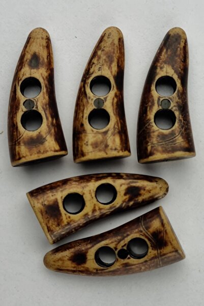 Şirin Yün Plastik Orta Boy Çoban Kaban Çeket Hırka Düğmesi 5 Adet