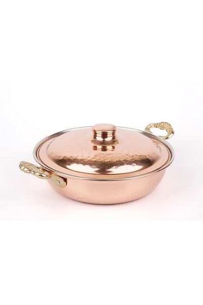Zinnun Copper Stuffed Eggplant Rice Pot 26 cm