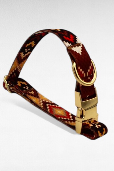 CARAMELOS İSİMLİ KÖPEK TASMASI, YAVRU KÖPEK TASMASI, KÜÇÜK IRK KÖPEK TASMASI, METAL KİLİT, 1,5 CM