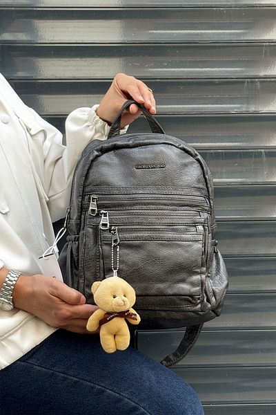 çantamgelsin Just Polo Original Imported Soft Leather a Quality Multi-Section Backpack