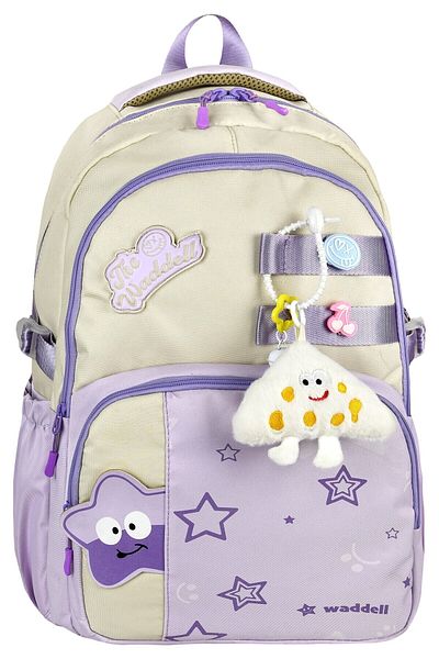 çantamgelsin Licensed Twil Star Patterned Daily Backpack, School Backpack with Plush Toy Gift