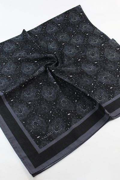 Valino 120x120 Ethnic Pattern Μεγάλο Μαντίλι Βαμβακερό Φουλάρι Μεγάλο Μέγεθος Φύλλο Φουλάρι