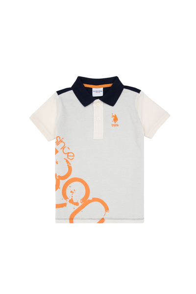 U.S. Polo Assn. Boy's Orange Polo Neck T-Shirt 50307293-Vr051