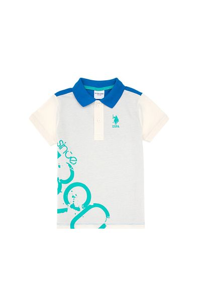 U.S. Polo Assn. Boy's Mint Polo Neck T-Shirt 50307293-Vr090
