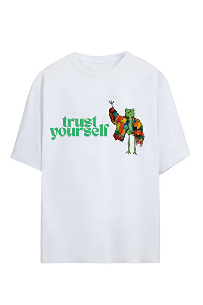 MAGORS الضفدع - تي شيرت كبير الحجم