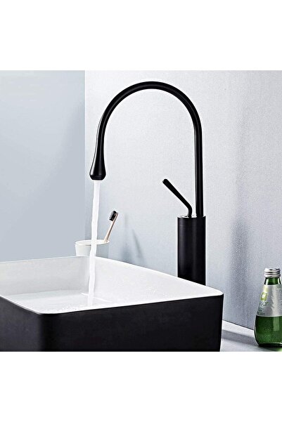 Flextail صنبور حوض الحمام الأسود بتصميم إسكندنافي مستورد