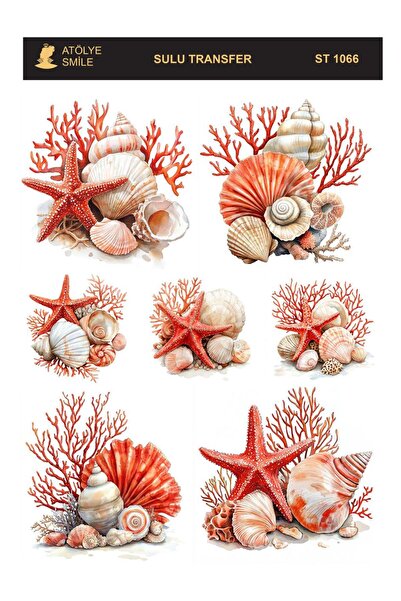 Atölye Smile ST1066 نقل مائي للأرضيات الخارجية 25*35 سم