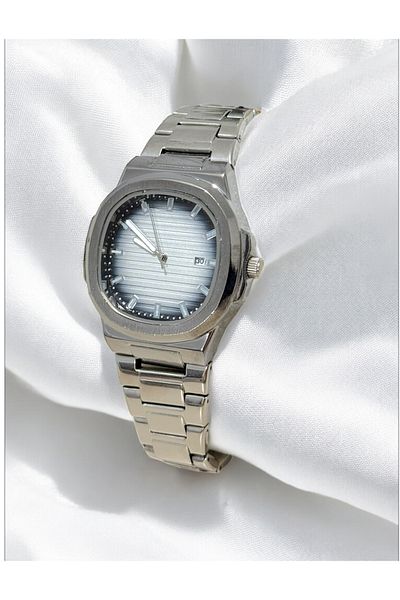 MAC CENTER Patek P Model Men's Wrist Watch-Men's Watch-Bay Watch-Equivalent Watch-Steel Band Men's Watch-Watch with Calendar