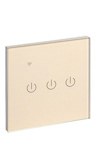 Other Triple Switch Golden Cover Smart Remote Control Wifi
