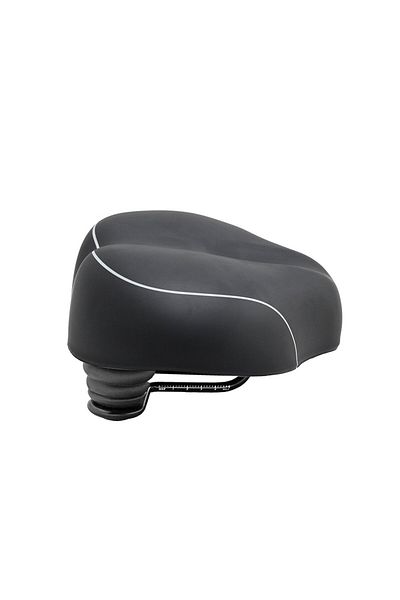 heugers Panda Sanmarino Saddle – Ultra Comfortable, Elastomer, E-Bike Compatible, 27X19.5 cm
