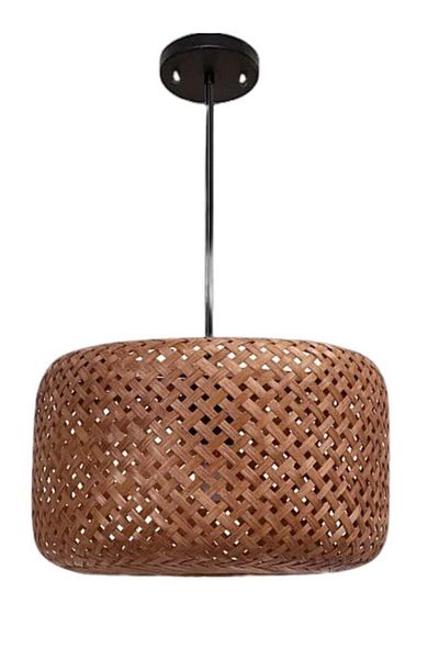 Hummer Rattan Pendant Light E27*1L Diameter 300mm
