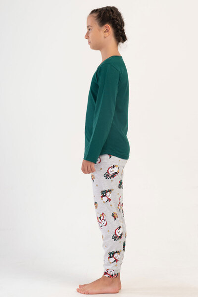 VİENETTA Girl's Long Sleeve Pajama Set (9-10/15-16), 405330