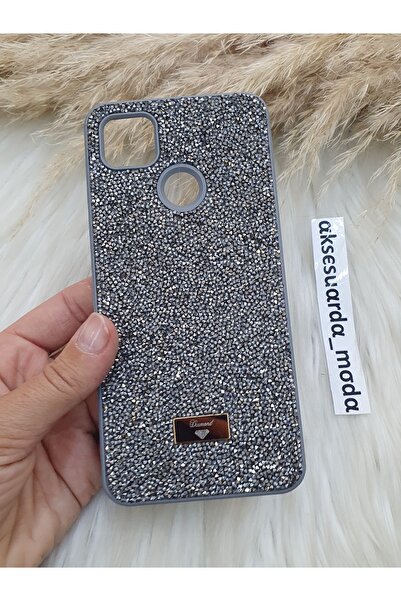 ZB Aksesuarda Moda XİAOMİ REDMİ 9C Uyumlu Lüks Swrovski Taşlı Kılıf