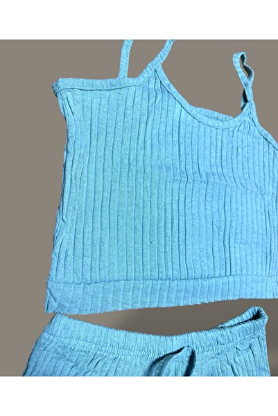 SATTENS Summer Drawstring Strap Shorts Women's Crop Ruffle Shorts Suit