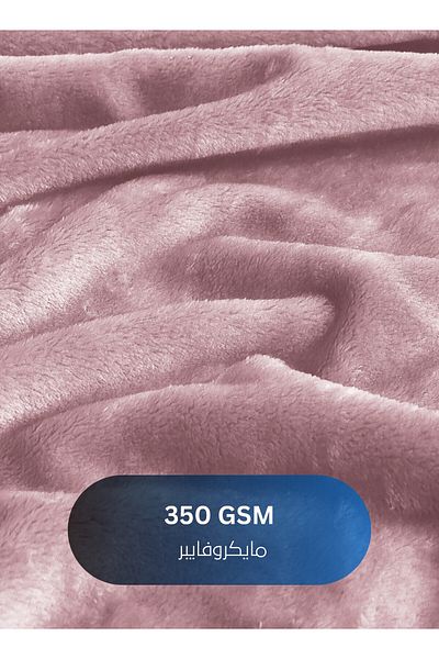 Master Home Textile Lightweight Velvet Blanket, 350GSM, 260x240cm King Size, Soft All Season Flannel for Bed & Sofa