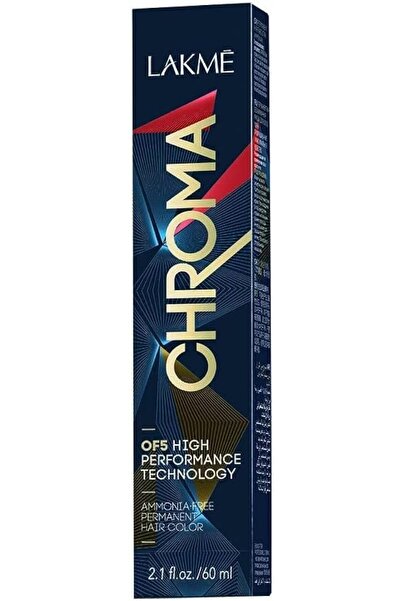 Lakme صبغة شعر دائمة من كروما خالية من الأمونيا 4/00 بني