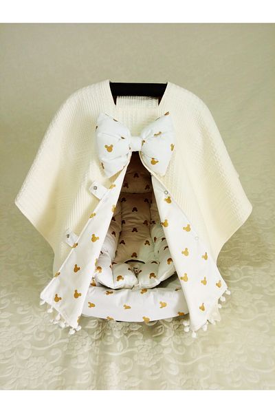 Wenaris Double Sided Poncho Stroller Cover 1 Piece (Stroller Cushion and Stroller Sheet Are Not Included)