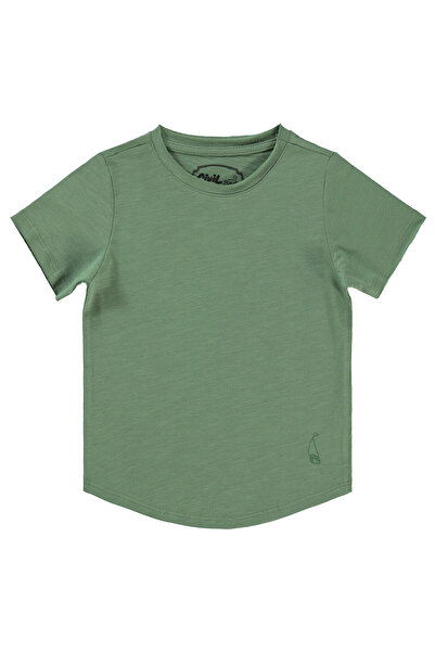 Civil Boys تي شيرت للأولاد 2-5 سنوات كاكي فاتح