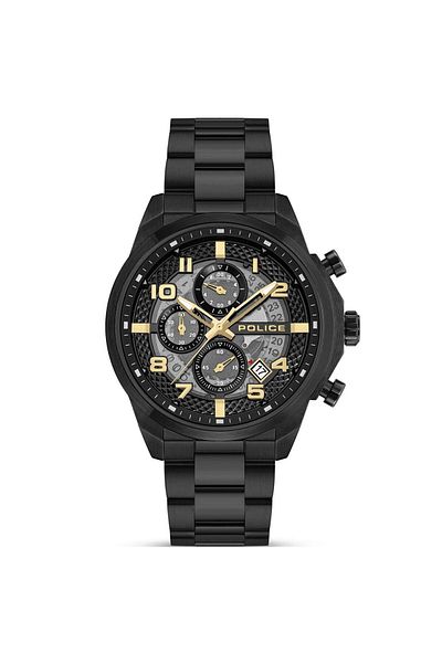 Police Mens Watch Police PEWGK0053902, Quartz, 44mm, 5ATM
