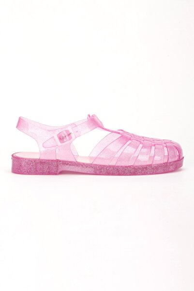 OZYO Σανδάλια Medussa σε ασημί ροζ χρώμα