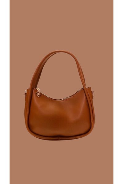 Eylül Tan Adjustable Strap Women's Handbag and Shoulder Bag