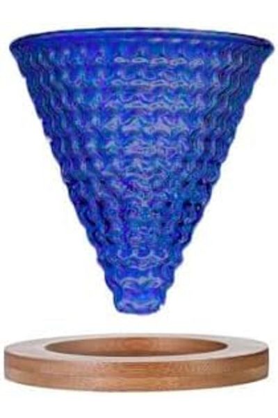Euro Coffee Glass Coffee Cup Blue Color