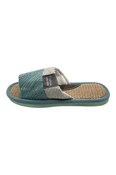 TECOS Unisex Cutout Slippers, ®, Turquoise, Size 36-37, 25 Cm, Comfortable and Breathable Sole
