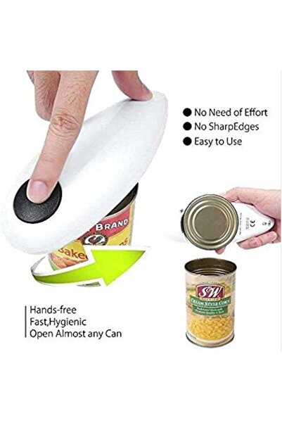 OEM Electric Can Opener Enforose, Ergonomic Design, Automatic Operation, White
