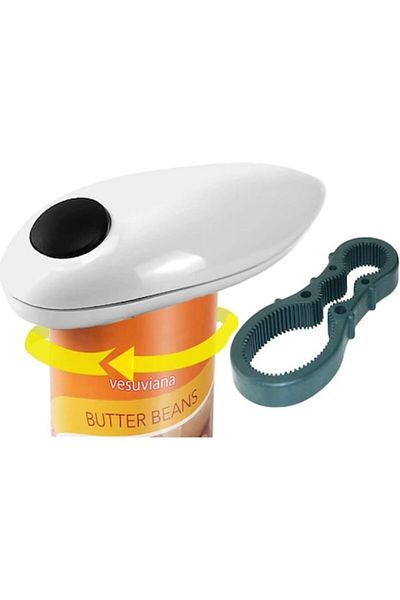 OEM Electric Can Opener Enforose, Ergonomic Design, Automatic Operation, White