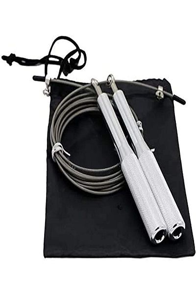 Skyland Ultra-speed Crossfit Jump Rope With 360° Em-9332-s Ball Bearing For Smooth Rotation – Light Weight