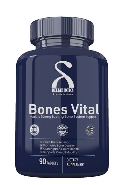 deltabiotics Bones Vital – Healthy Strong Lasting Bone System Support Comprehensive Formula