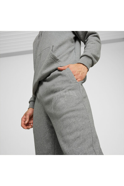 Puma Mens ESS+ LOGO LAB Sweatpants - Gray
