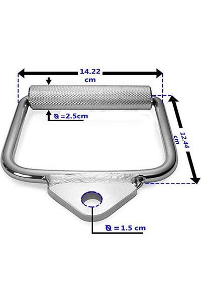 Skyland SKY LAND D-Handle Lat Pull-Down-EM-9232-R compatible with all cable systems and Smith machines